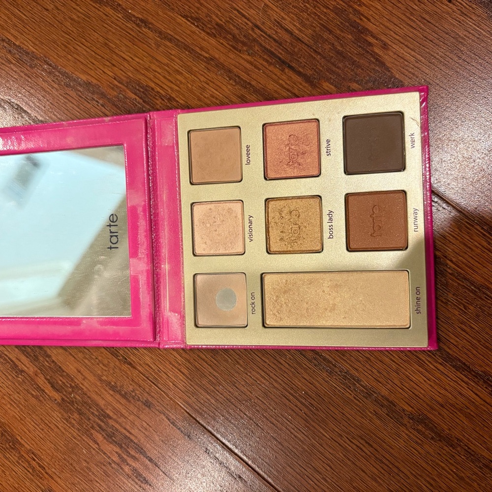 Tarte Vibrant Eyeshadow Palette with Gold and Brown Hues